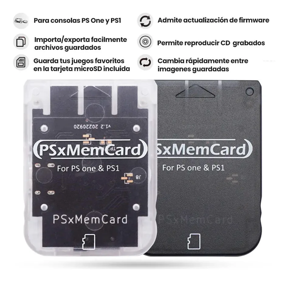 Tarjeta de memoria PS One/PS1 PsxMemCard Gen2 - Image 4