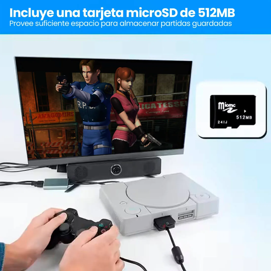 Tarjeta de memoria PS One/PS1 PsxMemCard Gen2 - Image 6