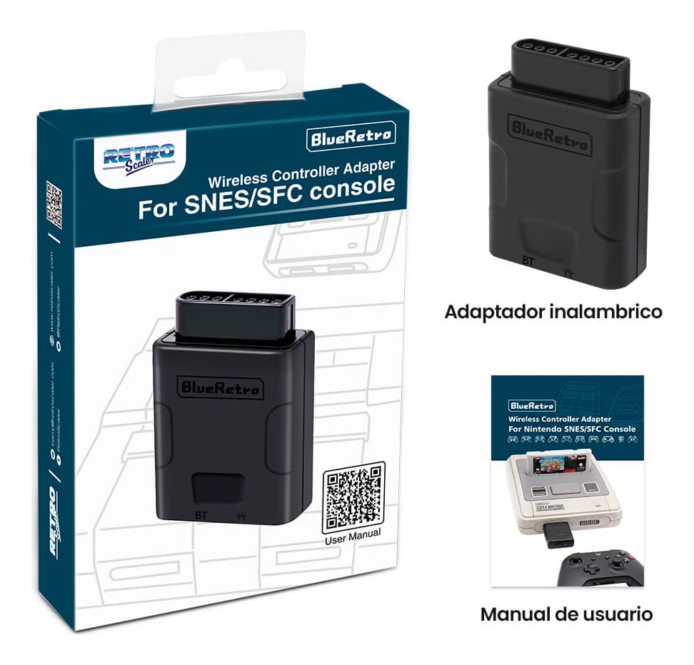 Adaptador Inalambrico BlueRetro 1 Mando Nintendo SNES/SFC - Image 2