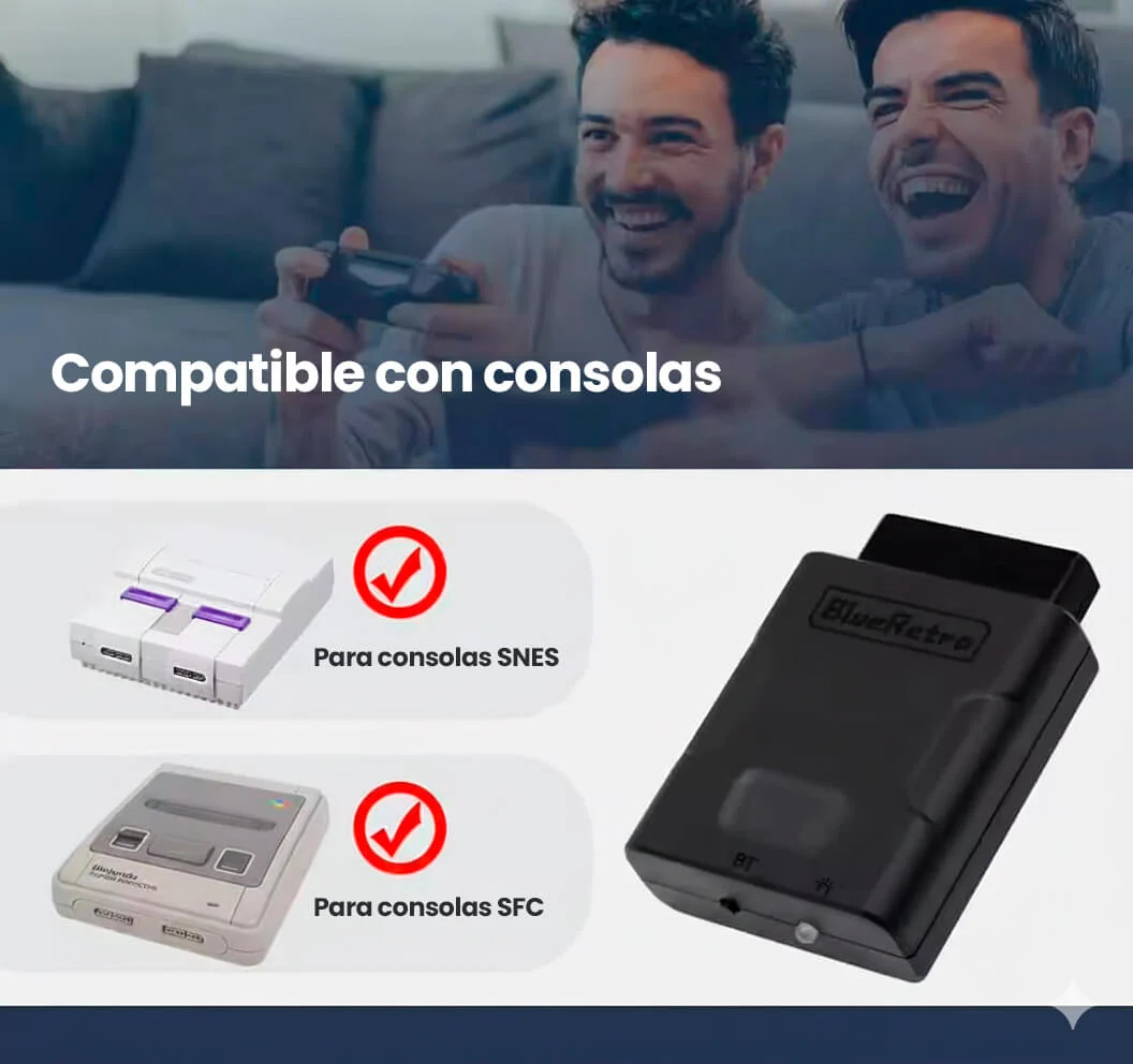 Adaptador Inalambrico BlueRetro 1 Mando Nintendo SNES/SFC - Image 4
