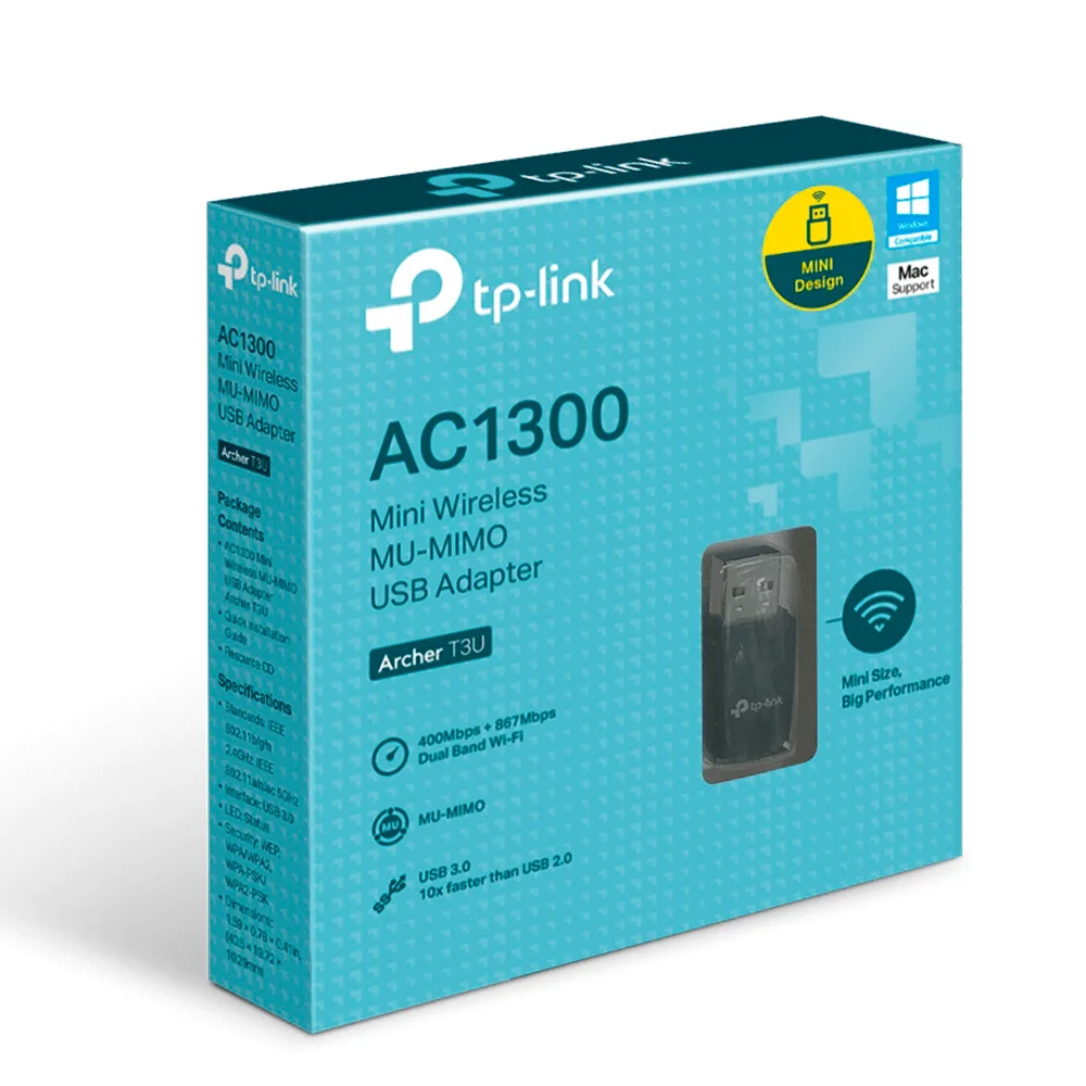 Adaptador USB WiFi TP-Link AC1300 MU-MIMO - Image 5