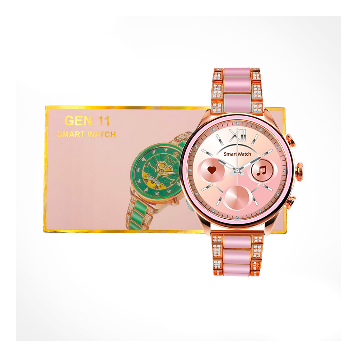 ART Smartwatch Mujer Elegante Gen 11 Carga Inalámbrica Deportivo - imagen 3