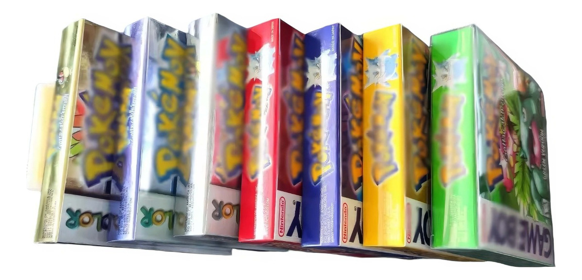Complet Colección Completa Pokémon Game Boy En Caja Con Acrílico - imagen 3