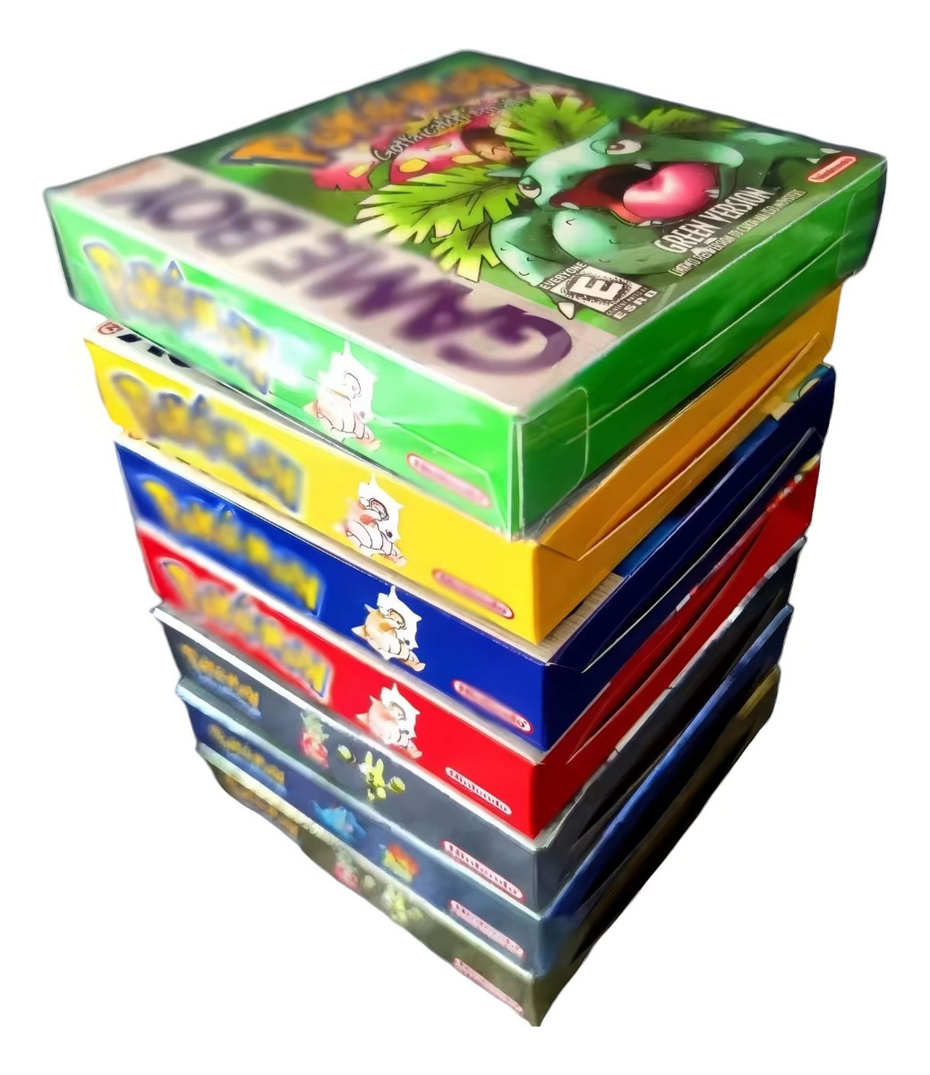Complet Colección Completa Pokémon Game Boy En Caja Con Acrílico - imagen 4