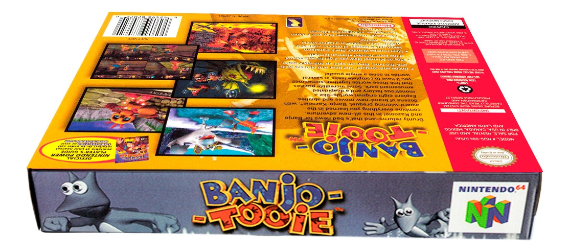 CON Banjo Tooie N64 Físico En Caja Con Manual Caja De Acrílico - imagen 3
