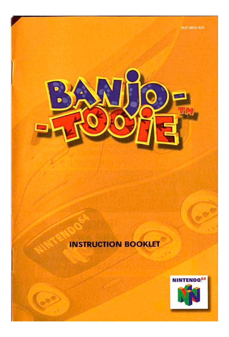 CON Banjo Tooie N64 Físico En Caja Con Manual Caja De Acrílico - imagen 5