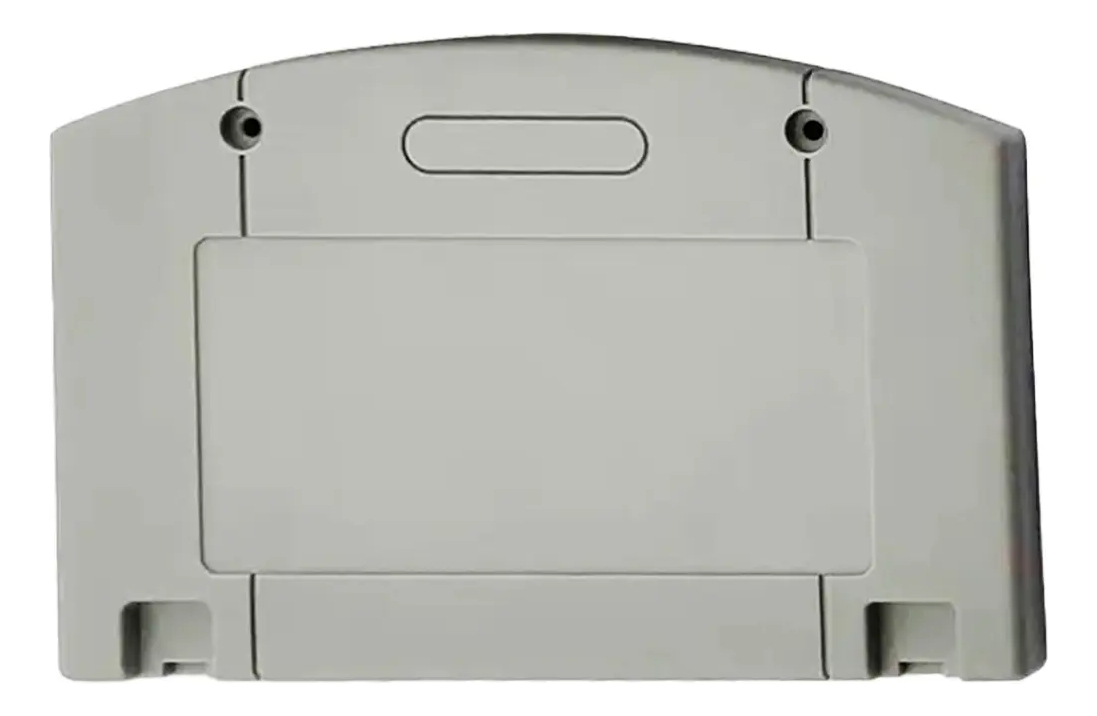 Carcasa gris N64 - comparación de tamaño