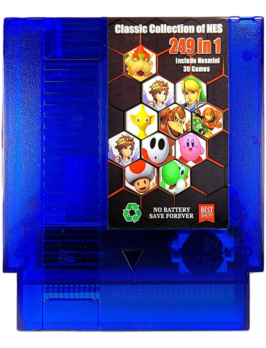 NES Colección De Juegos Clásicos Nes 249 En 1 Juegos Físicos