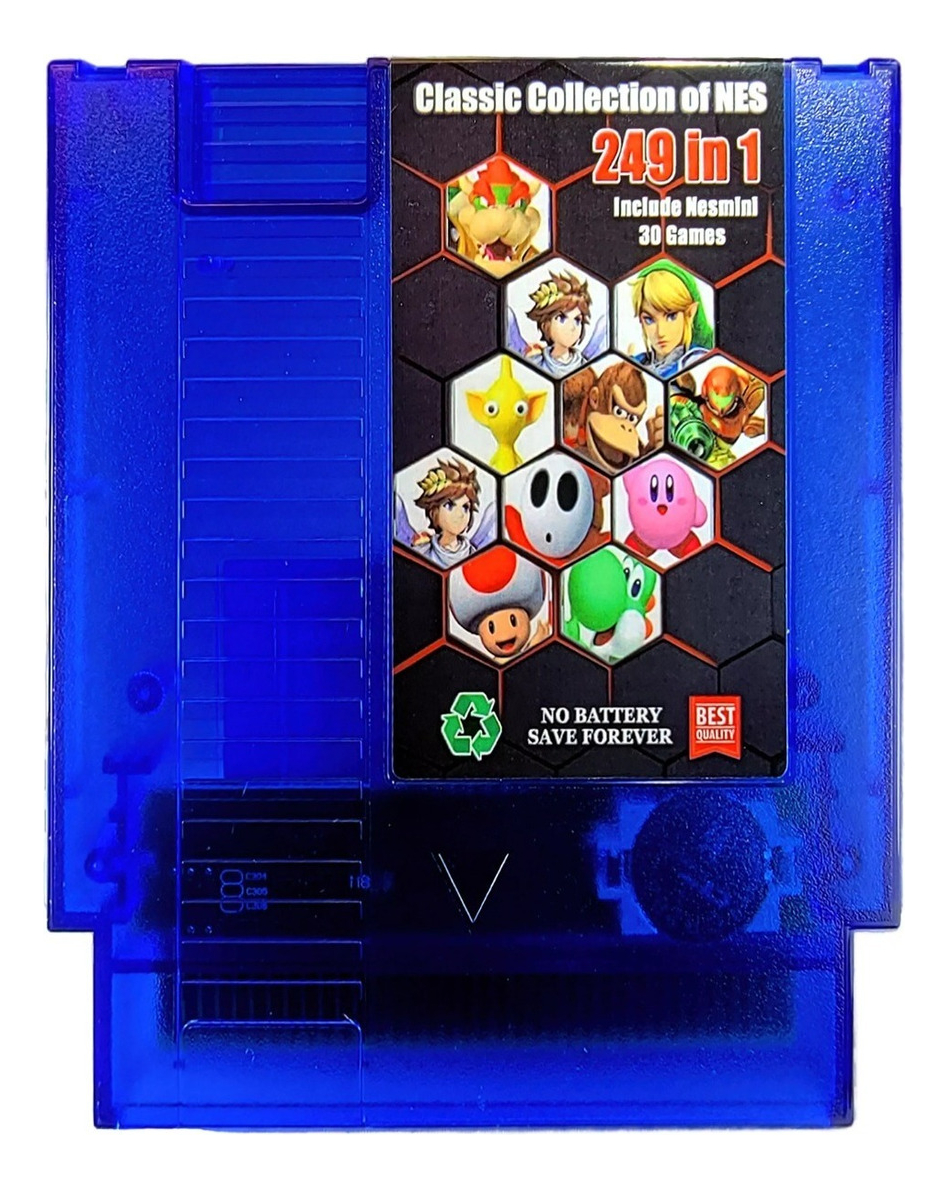 NES Colección De Juegos Clásicos Nes 249 En 1 Juegos Físicos - imagen 2