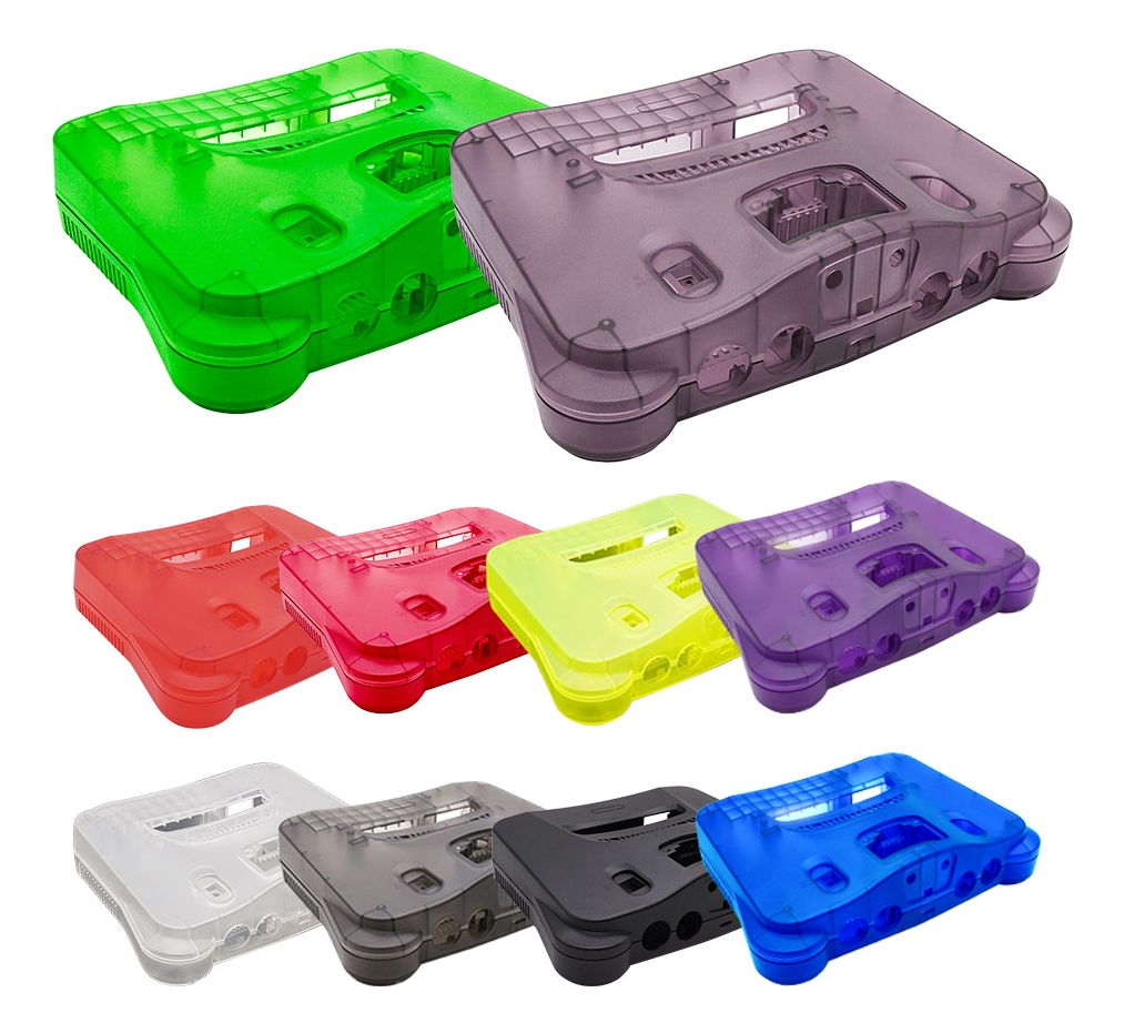 EST N64 Personalizado Cambia Tu Carcasa Transparente Con Estilo - imagen 6