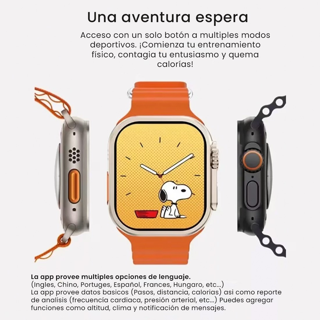 Smartwatch X90 notificaciones