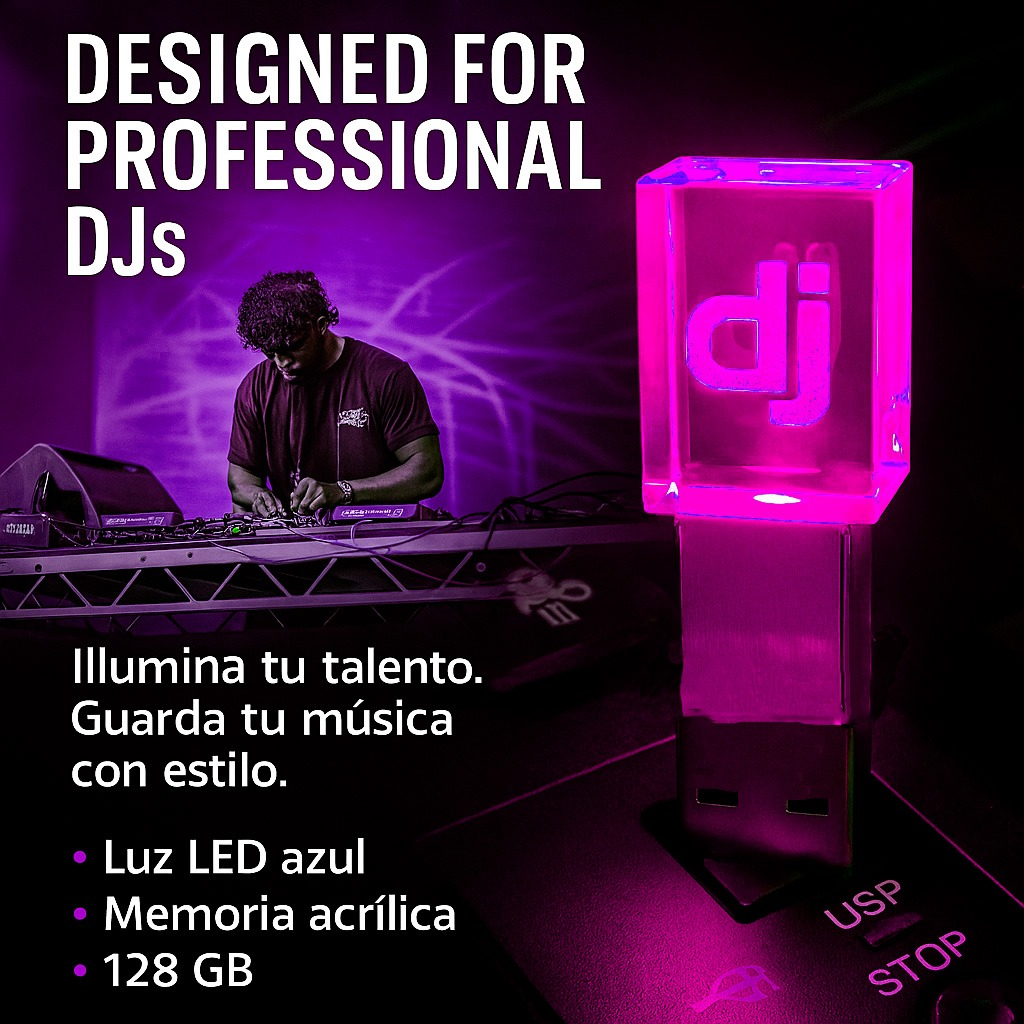 Servitae Pioneer Dj Memoria Usb 128gb Cristal Varios Colores Servitae - imagen 4