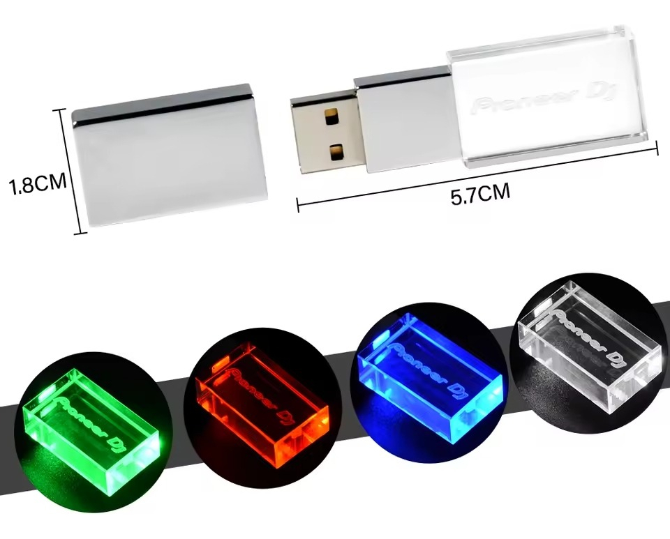 Servitae Pioneer Dj Memoria Usb 128gb Cristal Varios Colores Servitae - imagen 9