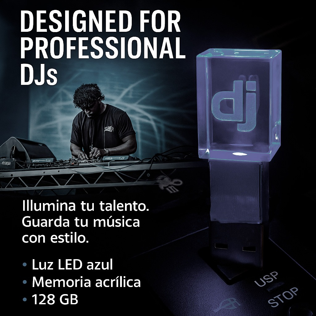 Servitae Pioneer Dj Memoria Usb 128gb Cristal Varios Colores Servitae - imagen 4