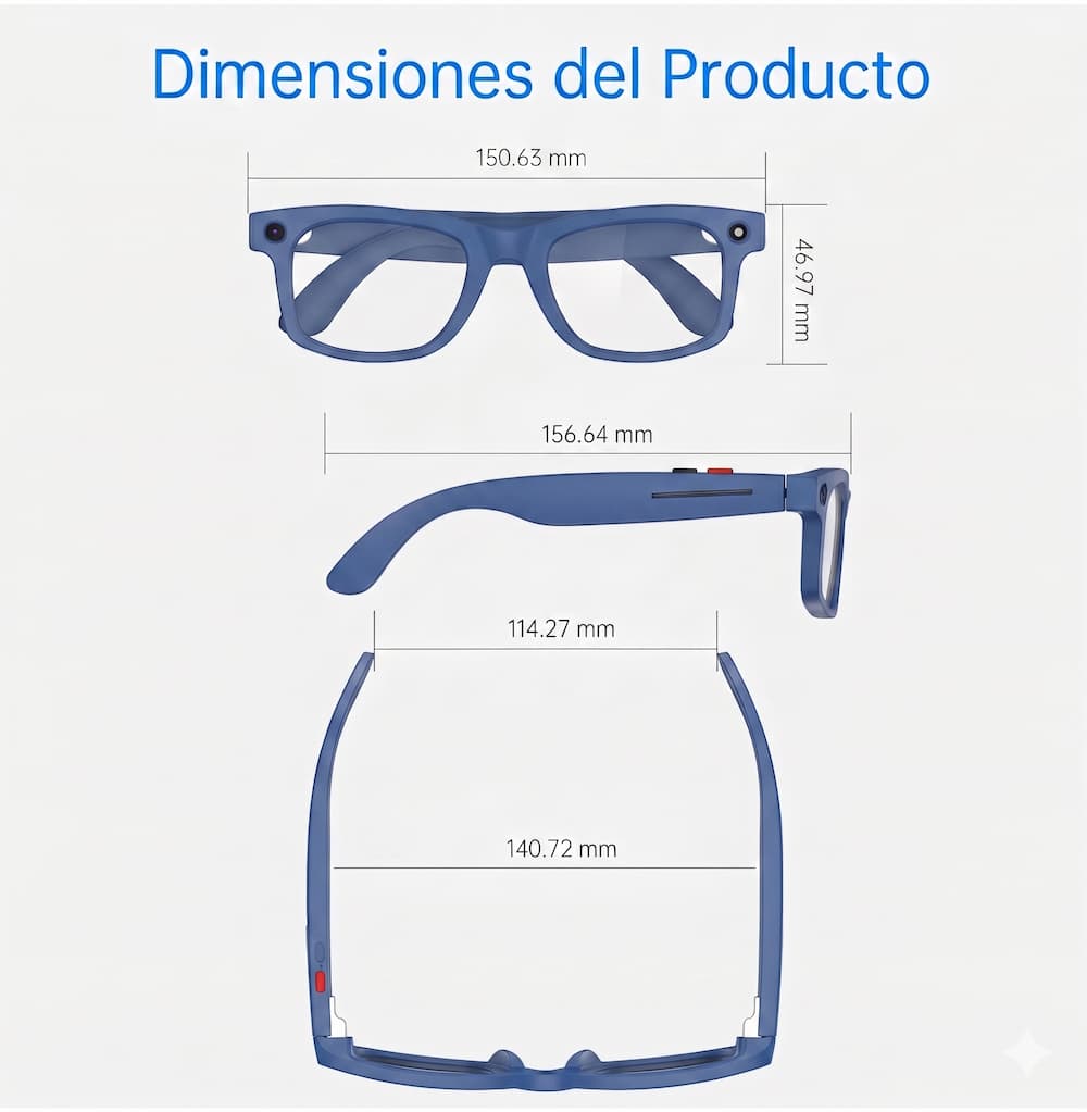 Intel Gafas Inteligentes AIMB S2 Max Cámara Integrada - imagen 7