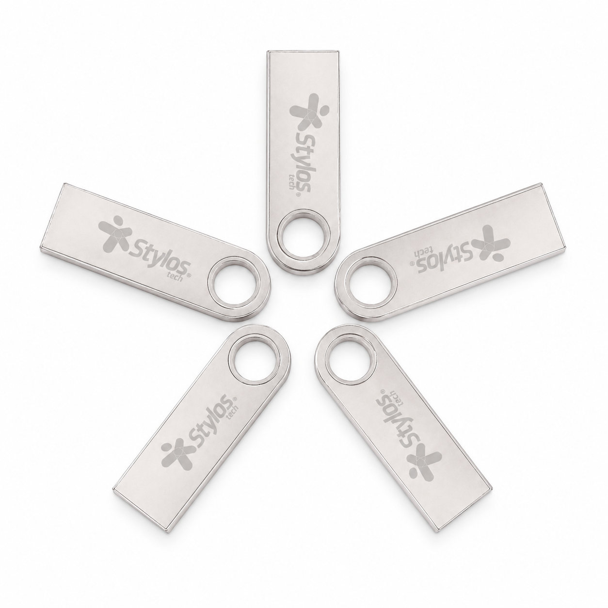 Kit 5 Memorias USB Stylos Tech ST100 32GB USB 2.0 — vista 1 de 7