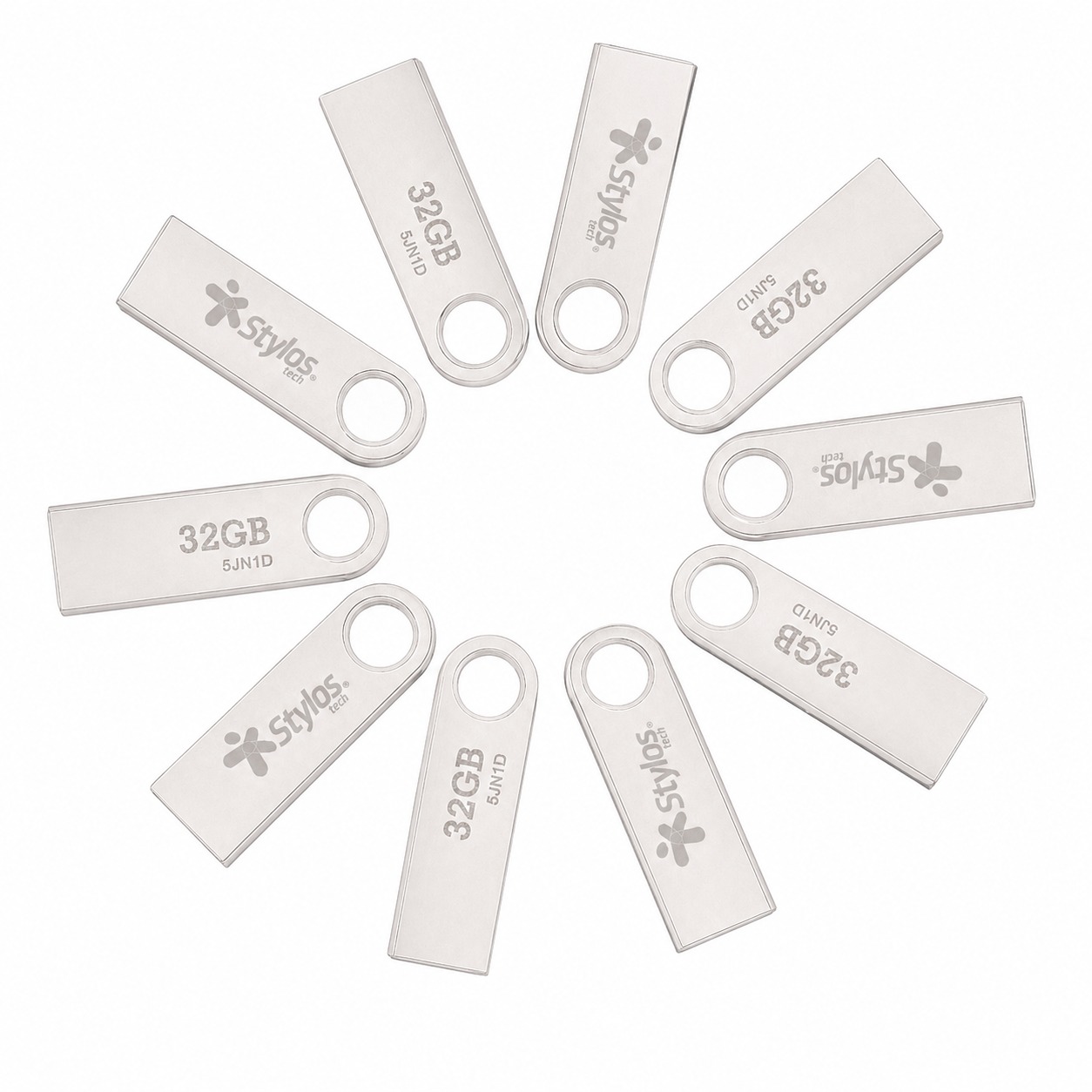 Kit 10 Memorias USB Stylos ST100 32GB USB 2.0 — vista 1 de 1