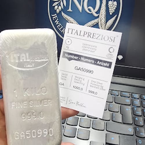 سبيكة فضة استثمارية Italpreziosi – 1 كيلوجرام