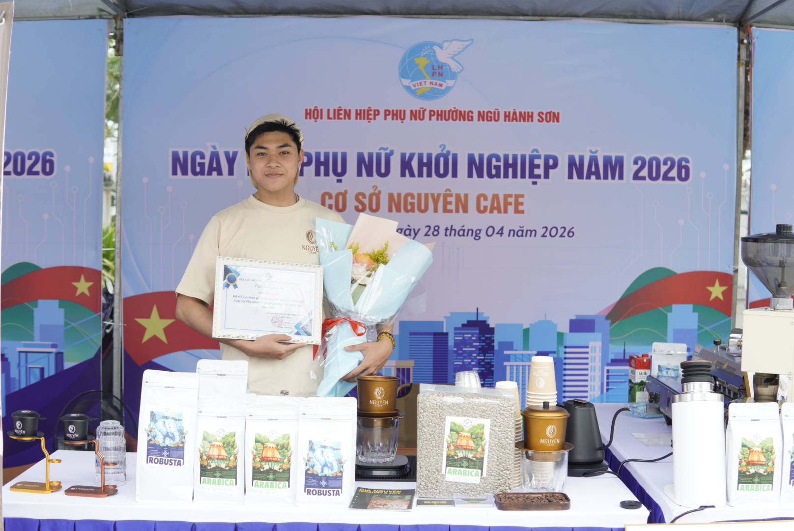 Nguyên Café tại sự kiện khởi nghiệp Đà Nẵng – Hành trình từ cà phê mộc đến giá trị bền vững