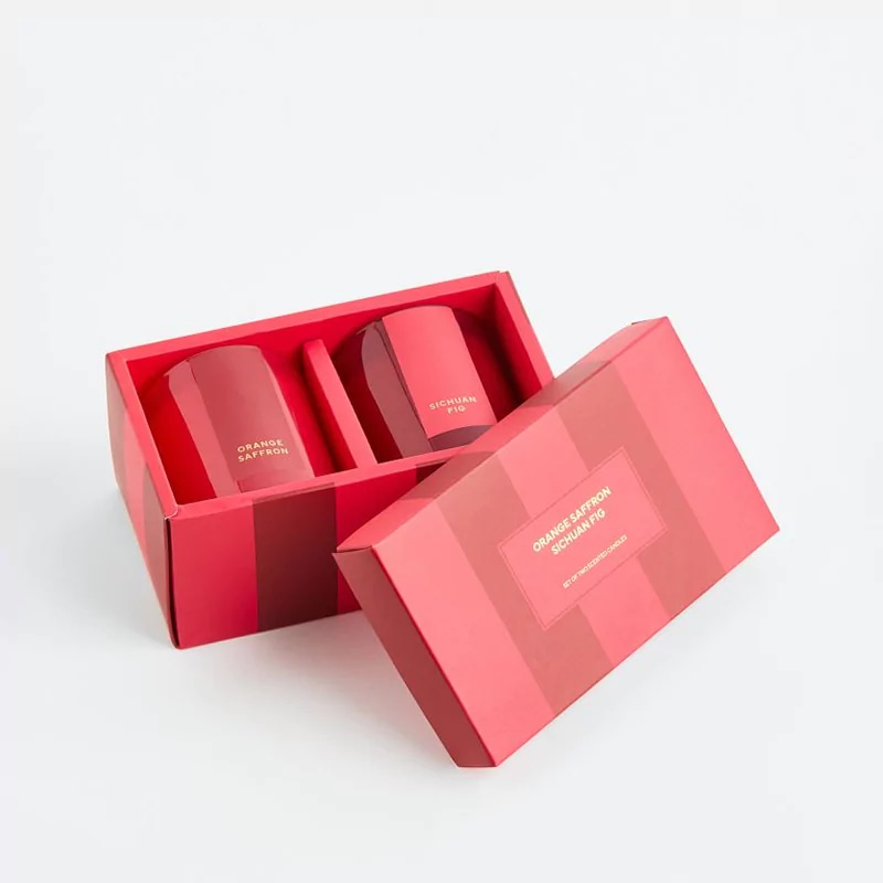 Two Piece Candle Packaging Boxes - BoxesGen