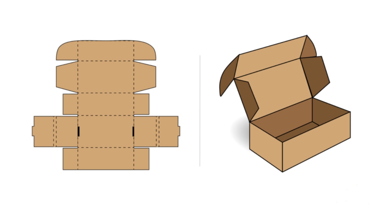 Dieline Sample What is Dieline in Packaging? - Box Agency