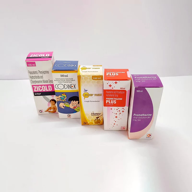 custom printed syrup boxes
