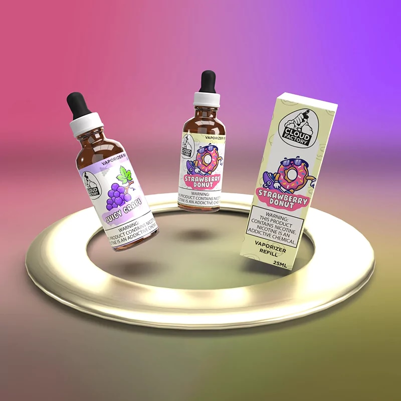 Customize e-liquid boxes