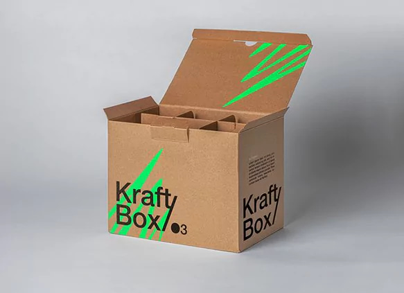 Corrugated tuck top boxes