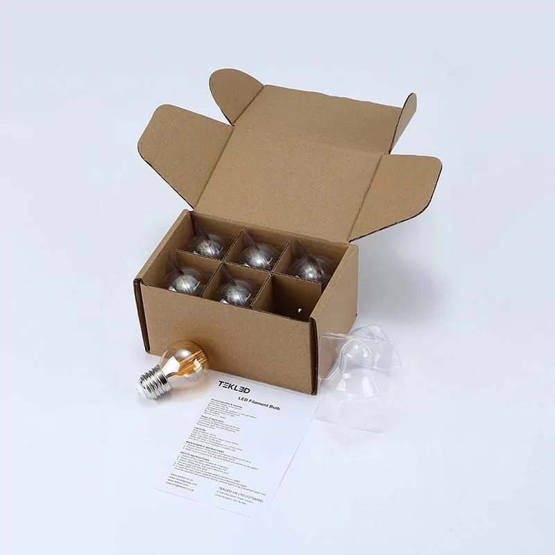 corrugated light bulb boxes