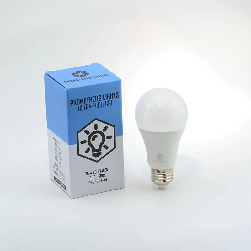 custom printed light bulb box