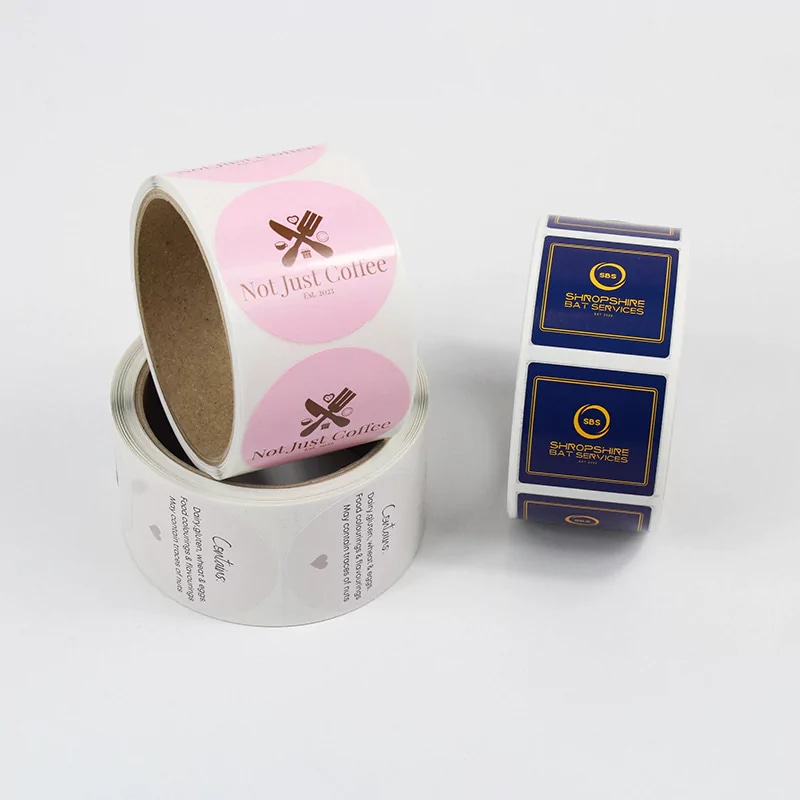 printed roll labels