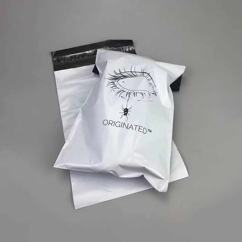 Poly Mailer Example Eco-Friendly Custom Recycled Poly Mailers Bags - Box Agency