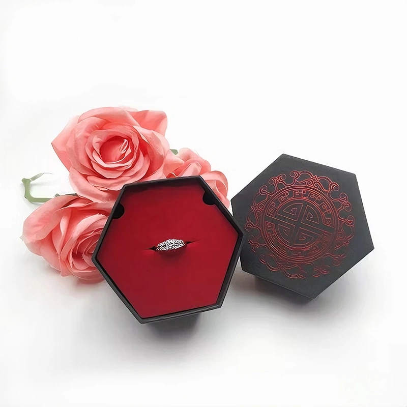 two piece Hexagon Jewelry Box