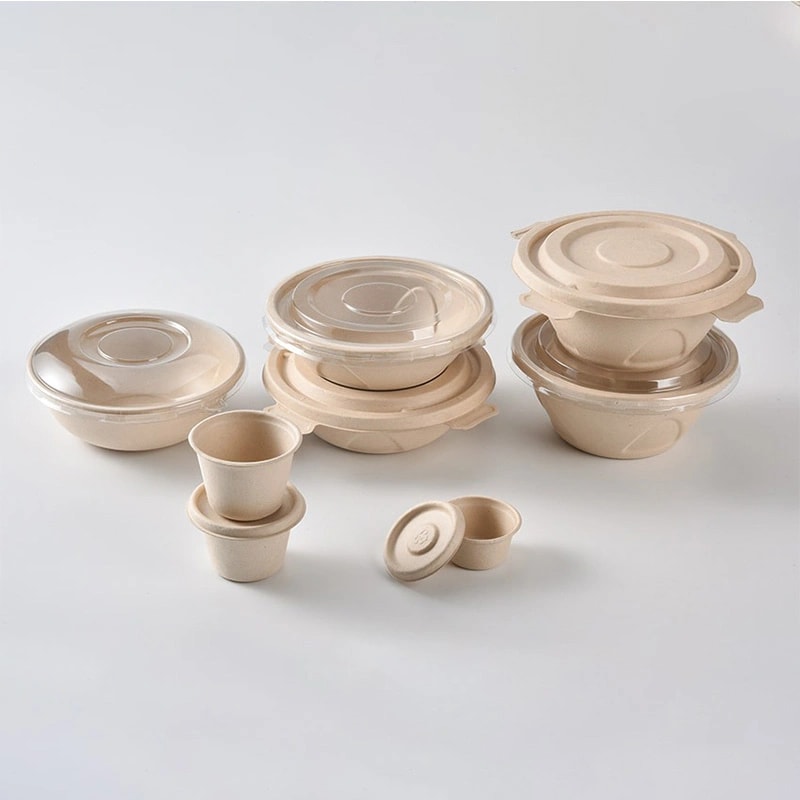 Custom plain Compostable Bowls