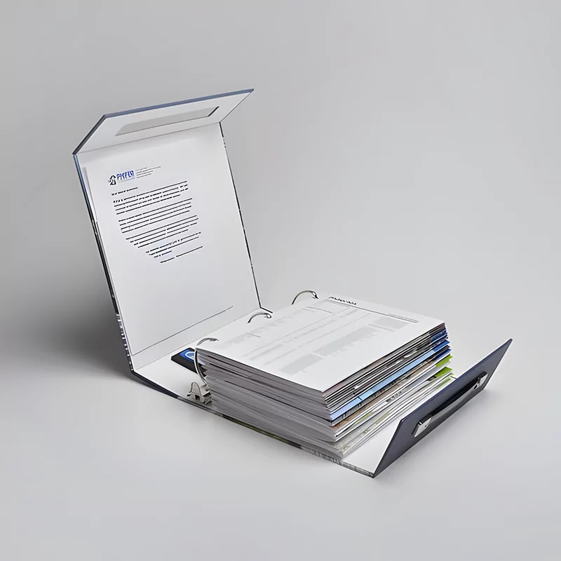 rigid book style boxes