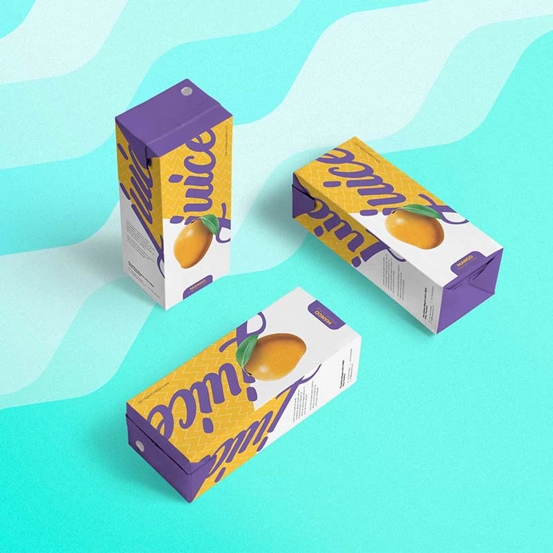 custom printed juice boxes