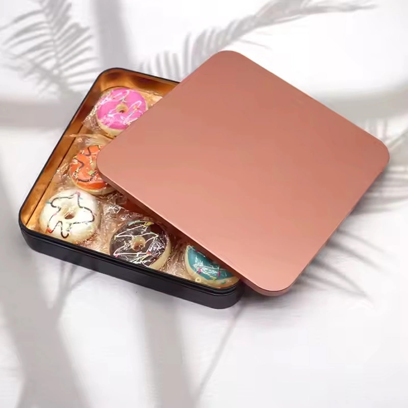 Custom two piece Cookie Tin Boxes
