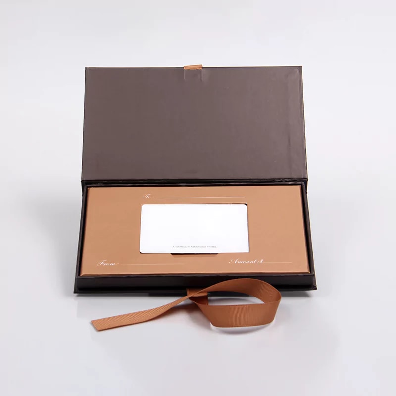 custom gift card box