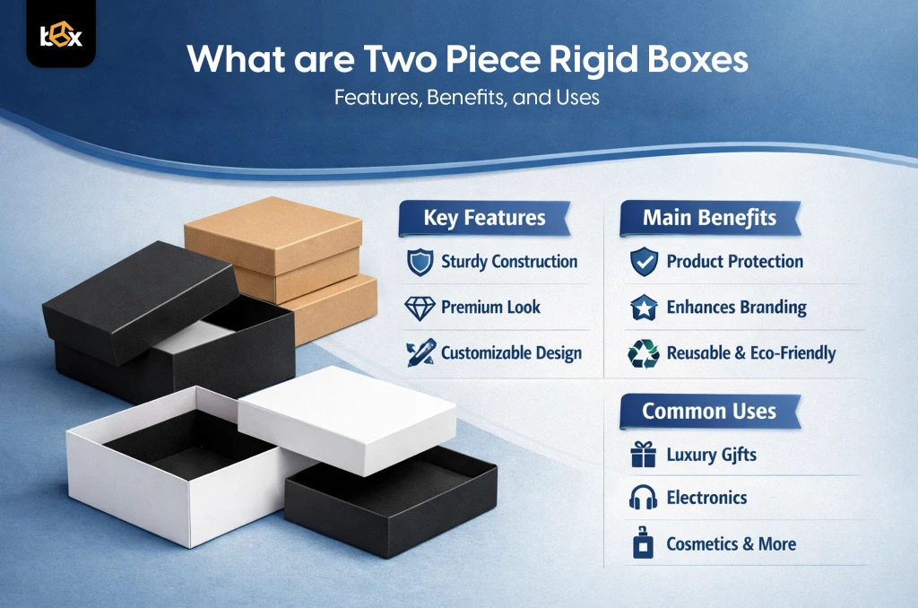 What are Two Piece Rigid Boxes: Features, Benefits, and Uses