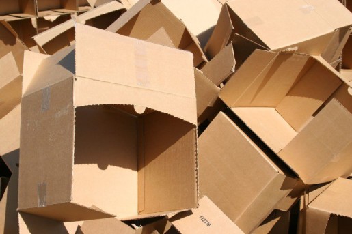 recycled cardboard