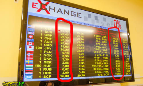 Skjerm viser valutakurs euro til norske kroner i sanntid
