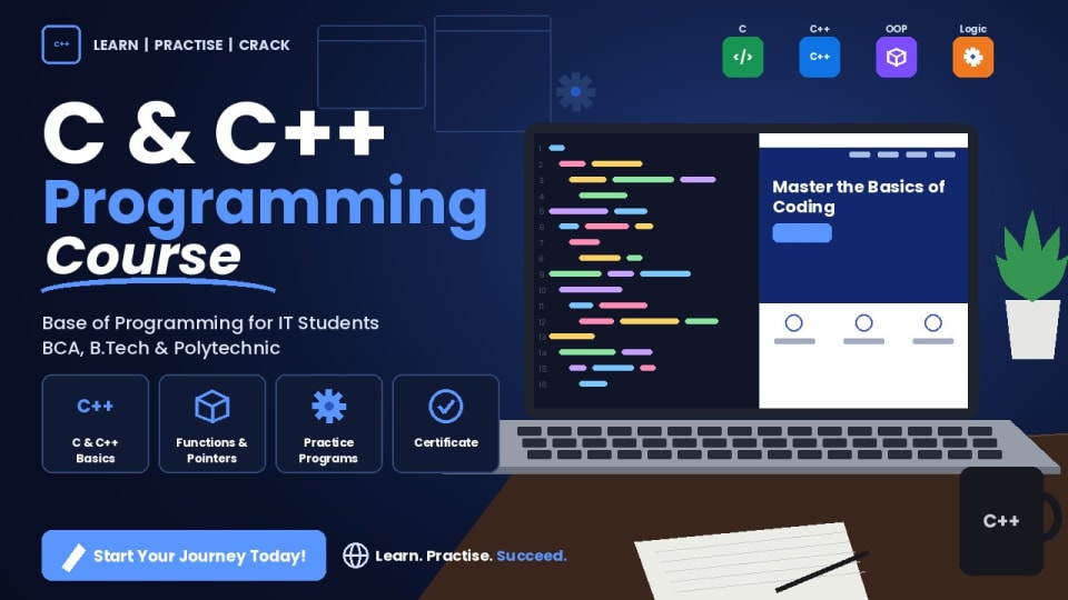 C & C++ Programming at Guru Computer Institute, Bijnor