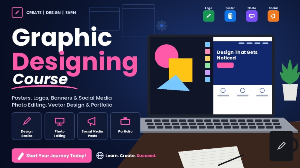 Graphic Designing at Guru Computer Institute, Bijnor