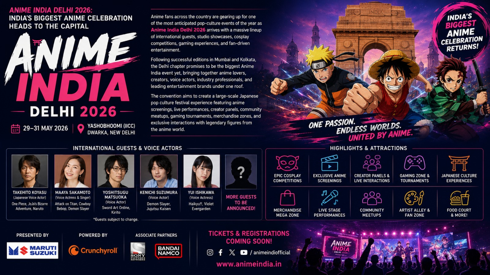 Anime India Delhi 2026: India’s Biggest Anime Celebration Heads to the Capital