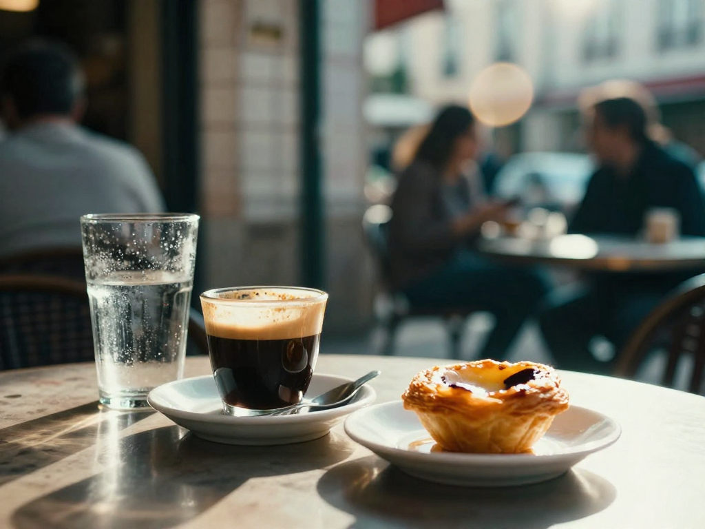 A proper Portuguese coffee break before heading back to the coast.