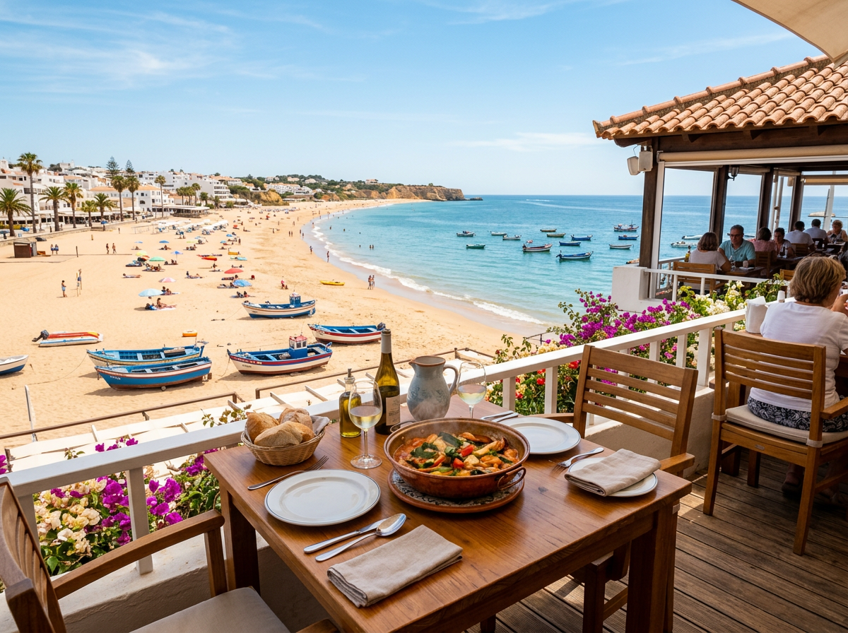 O Búzio in Armação de Pêra: the cataplana guests crave