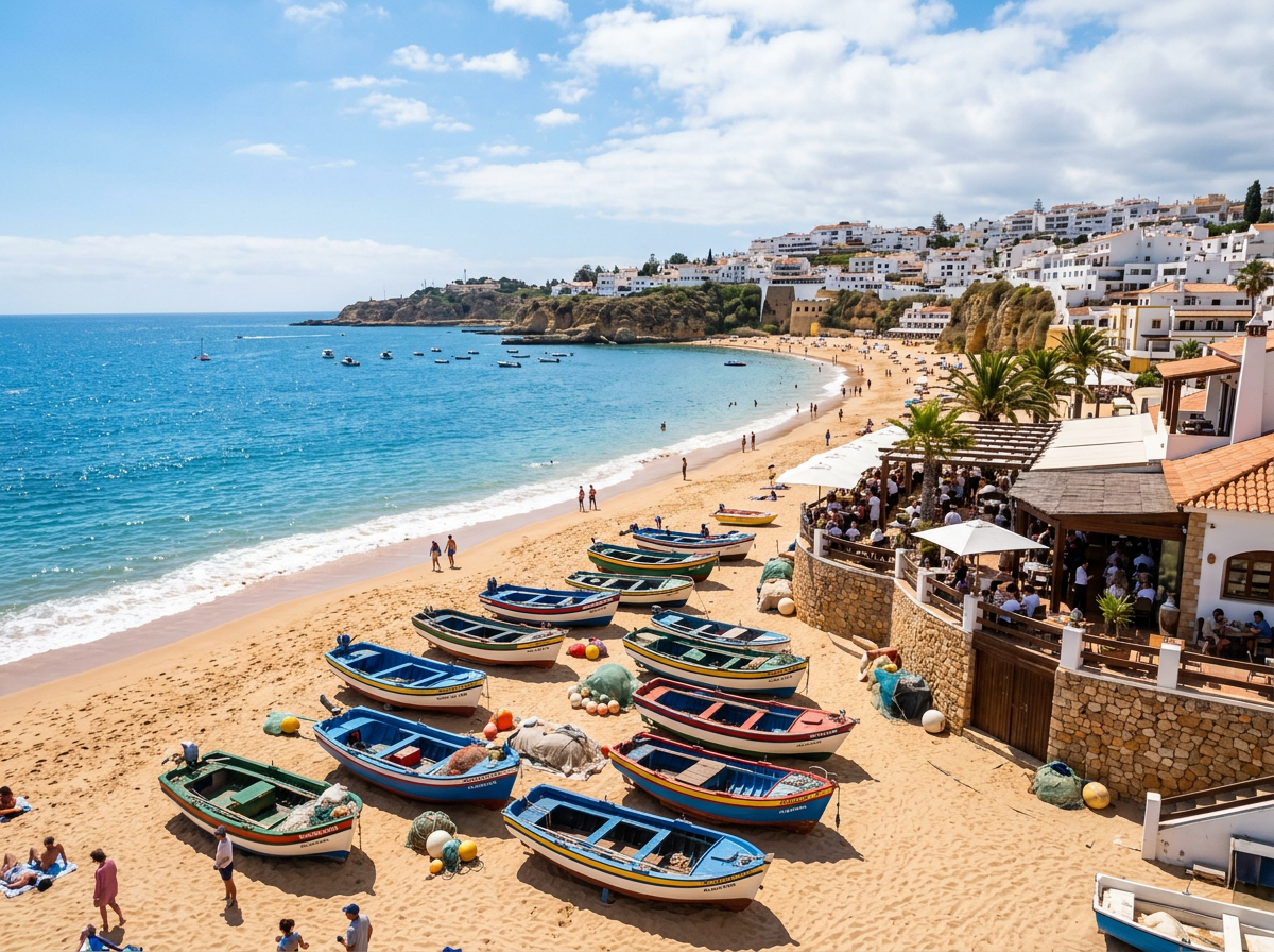 Praia dos Pescadores gives every meal a true fishing-village backdrop