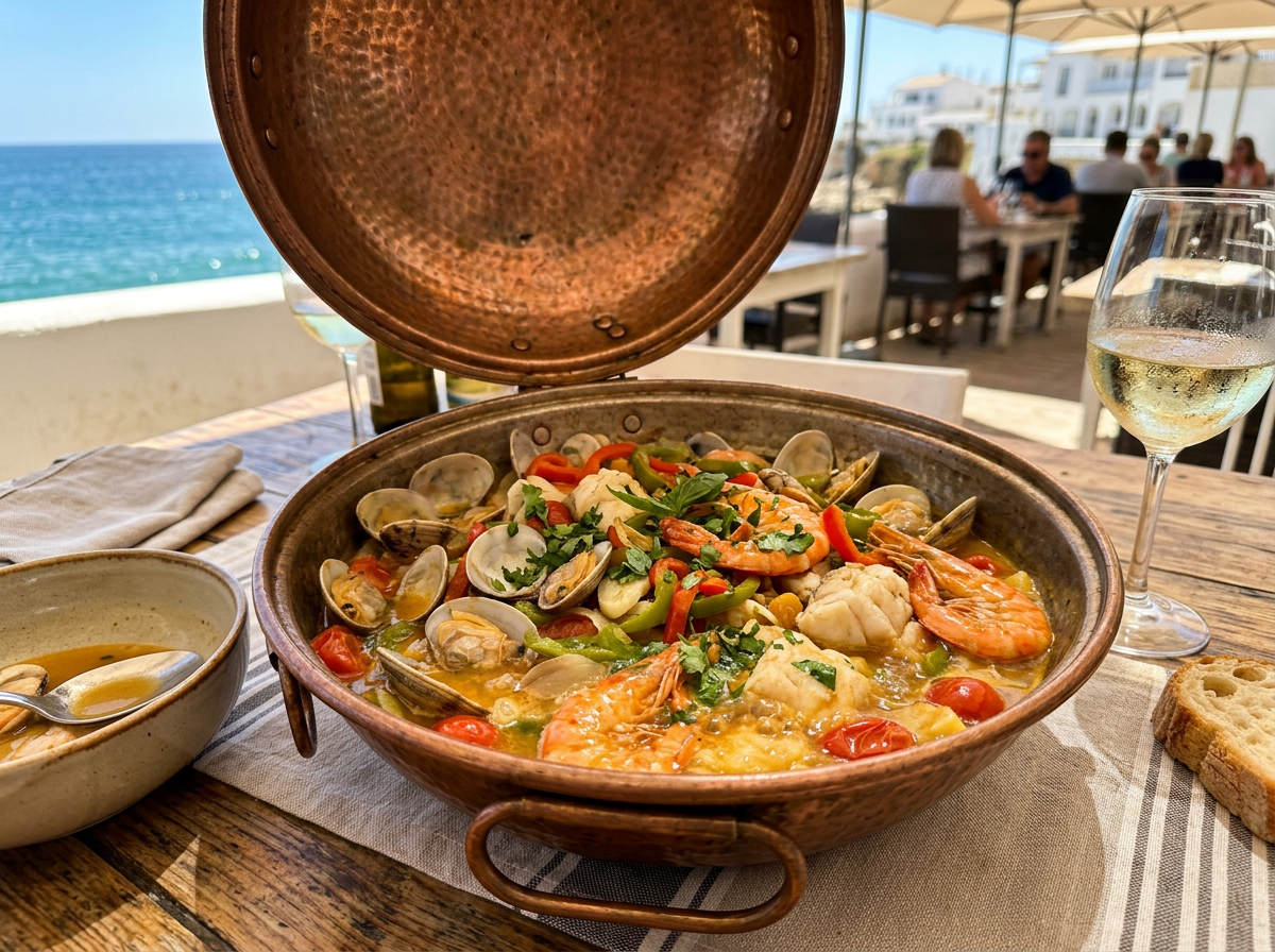 A steaming cataplana for two brings Algarve flavours together beautifully