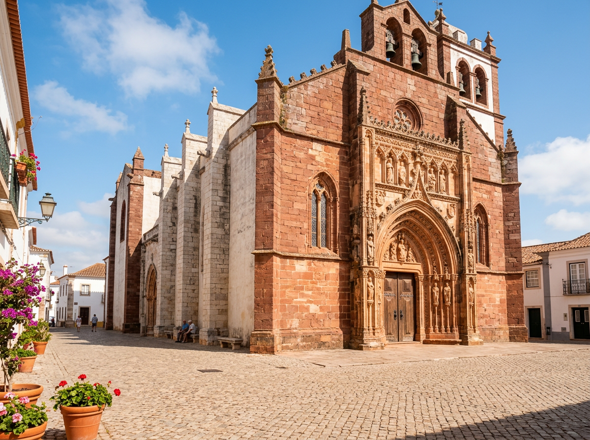 The cathedral façade feels ancient, graceful, and quietly commanding on arrival