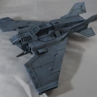 Fenrisian grey over the previous layers on a GW lightning fighter 